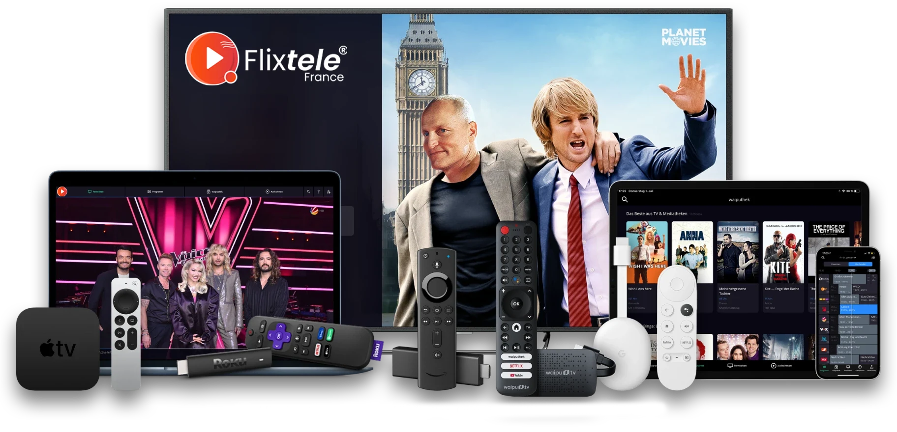 Compatible Smart TV Firestick Android iPhone abonnement IPTV
