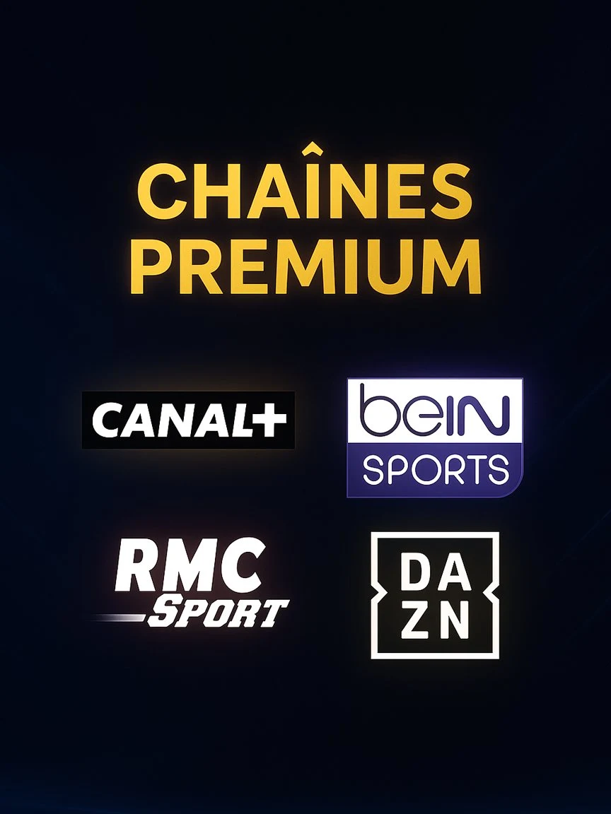Canal+ BeIN Sports RMC DAZN abonnement IPTV premium